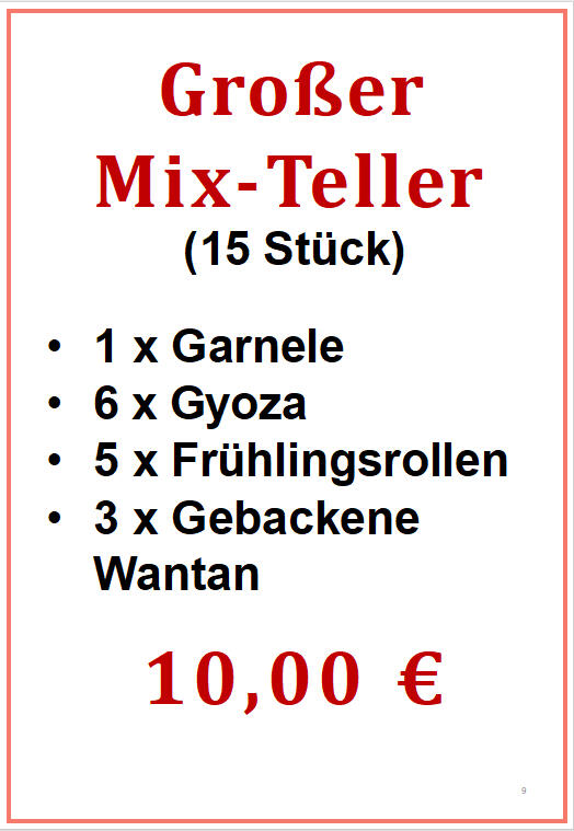 Großer Mix-Teller