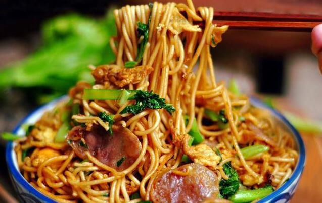 China Pfannen Nudeln