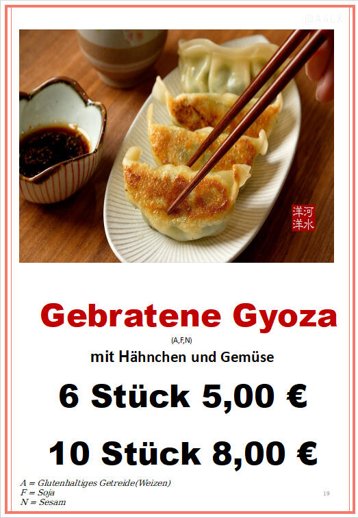 Gebratene Gyoza