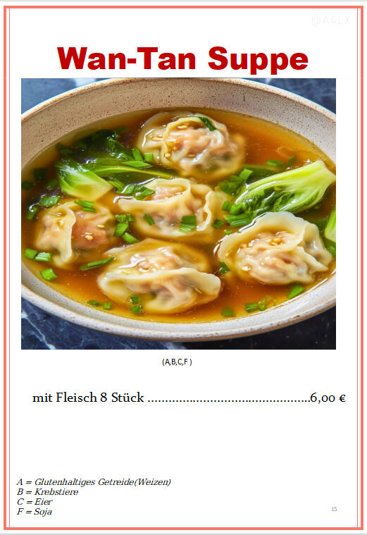 Wantan Suppe