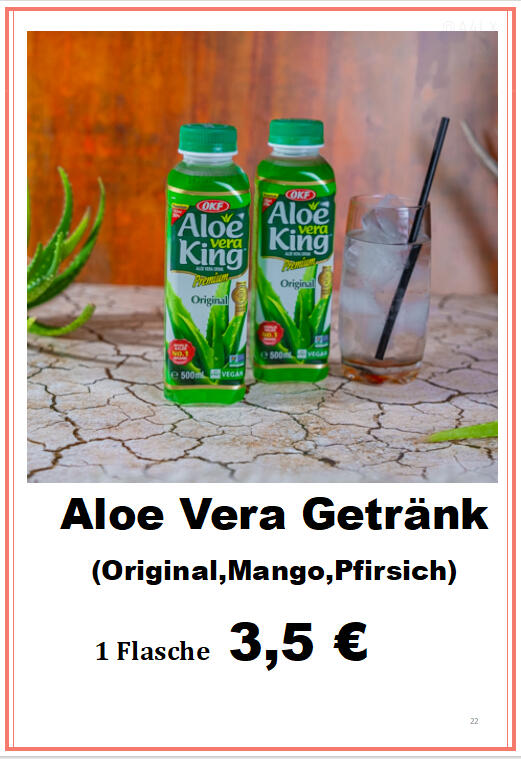 Aloe Vera Getränk